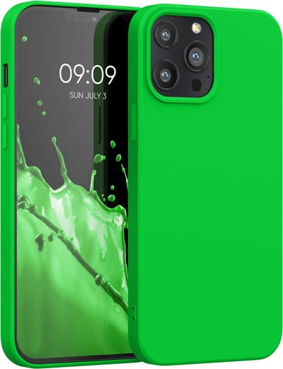 kwmobile telefoonhoesje geschikt voor Apple iPhone 13 Pro Max - Hoesje voor smartphone - Back cover in limoengroen