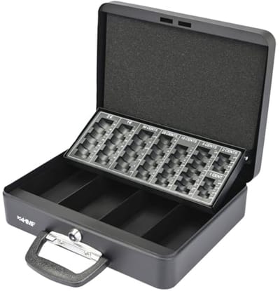 Geldcassette met Handvat 30x24x11 cm - veilig, praktisch en veelzijdig