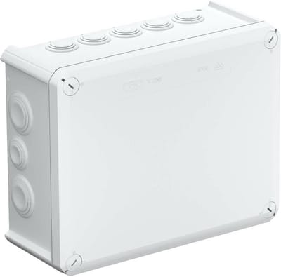 Kabelaftakkast 240x190x95 voor elektrische installaties - Lichtgrijs