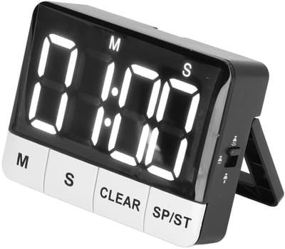 Dailygoody - Digitale keukentimer - Countdown timer - Handig voor koken - 4 herinneringsmodi - Geschikt voor fitness en bakken - LED display