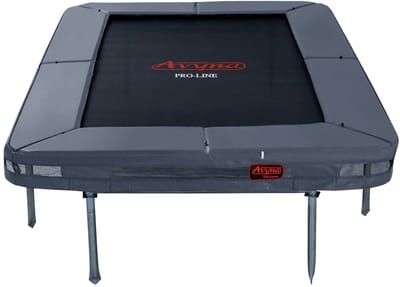 Avyna InGround Trampoline 275x190 cm – Grijs – Rechthoekig – Compact Ingraafmodel – Premium Kwaliteit