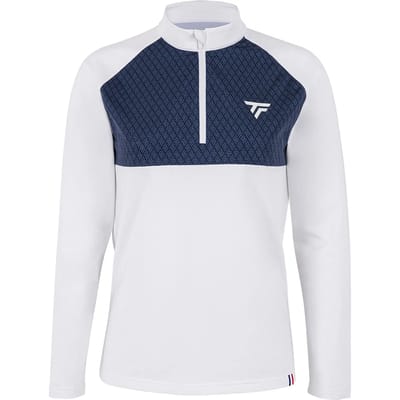 Tecnifibre Thermo Zipper T-shirt Met Lange Mouwen Wit XL Vrouw