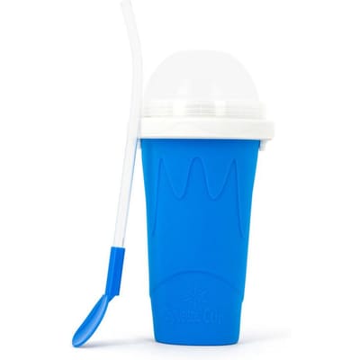 Nieuwste Doe-het-zelf Slushy Maker Beker Snel Bevriezende IJsjesmaker Knijpbare Siliconen Mok Zelfgemaakte Snel Koelende Melk Makers Magische Slush Bekers 350ml