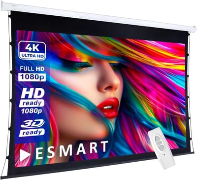 Gemotoriseerd Projectiescherm 240 x 135 cm | Elektrisch Canvas met Afstandsbediening | Thuisbioscoop 16:9