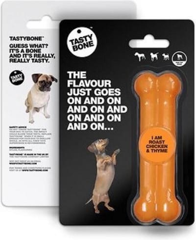 TastyBone - Toy- Roast Chicken & Thyme - Hond - Kauwspeelgoed - Vegan - Kluif - Nylabone