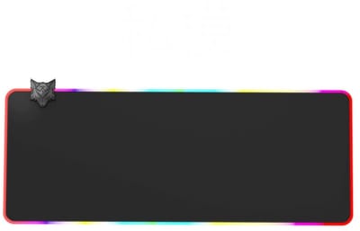 NAXSIR Gaming Muismat met RGB Verlichting - 14 Lichtmodi, 900x400mm Extra Groot & Antislip | Perfect voor Esports & Professionele Gamers