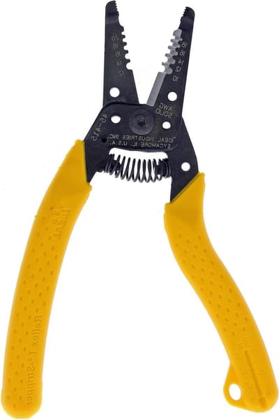 Draadstripper - Kabelstripper - Elektrisch Werk - Ergonomische Grip - 10-20 AWG - Geel
