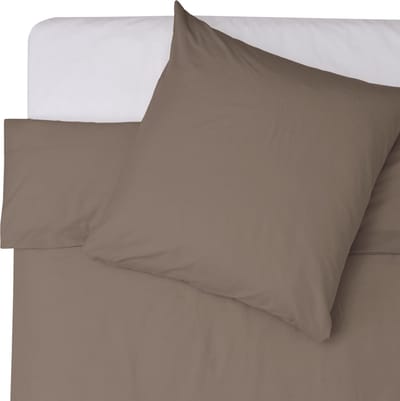 Lumaland - Dekbedovertrek incl. kussenhoes - YKK ritssluiting - 155x220cm + 80x80cm - Taupe