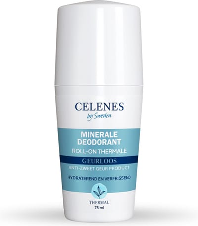 Celenes by Sweden Thermal Roll-On Deodorant - 75 ml - Geurloos & Antitranspirant