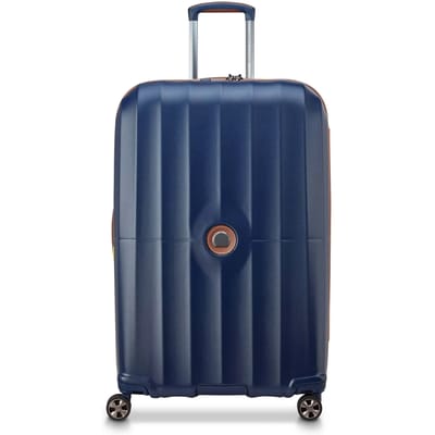 Delsey Carrousel 2 Grote Reiskoffer 77 cm Expandable – 102L – 5 kg – Polycarbonaat – TSA Slot – Zip SECURITECH® 2 – 5 Jaar Garantie - Blue