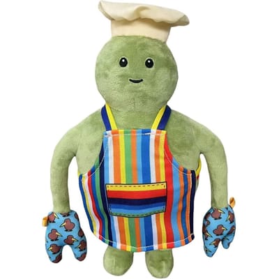 28cm The Tiny Chef Show Pluche Speelgoed Cartoon Animatie Pop Cadeau Knuffeldier Zacht Speelgoed Verzamelobjecten Speelgoed Voor Kinderen En Fans beige