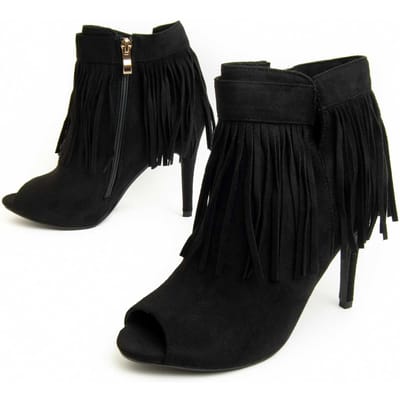 Bottine à Talon Pour Femme.  Montevita  Bottivita13  93919 36 noir