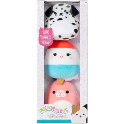 Micromallows pluche 6,5cm 3 pack Morlai, Lelila  Dustin