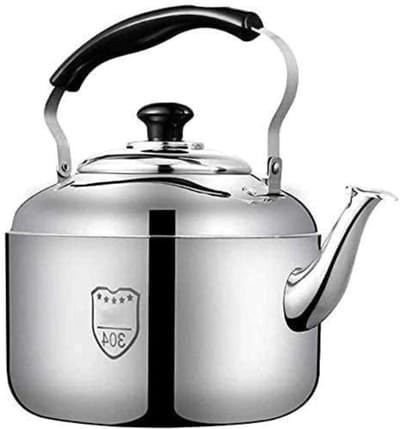 Fluitende Theeketel - Waterketel Roestvrijstaal - Snel Water Koken - Verdikte Bodem - 4L - Zilver