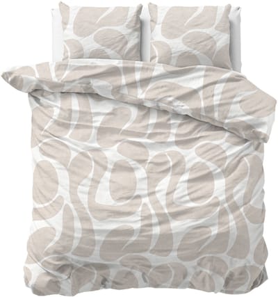 Dekbed-Discounter - Sleeptime Pure Dekbedovertrek 140 x 200/220 cm - Verkoelend Katoen - Korte instopstrook - Wassen op 40 graden - Inclusief 1 kussensloop - Curvo