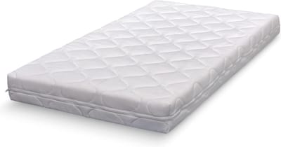 ABZ Babymatras dubbeldoek - 120x60x10 cm - Wit
