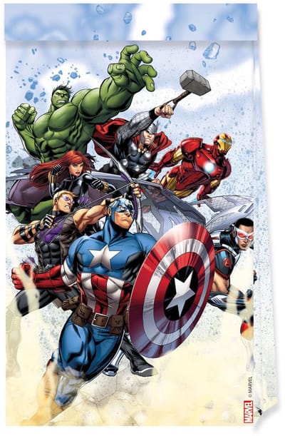 Globos papieren feestzakjes Avengers Infinity Stones FSC 4 stuks party.