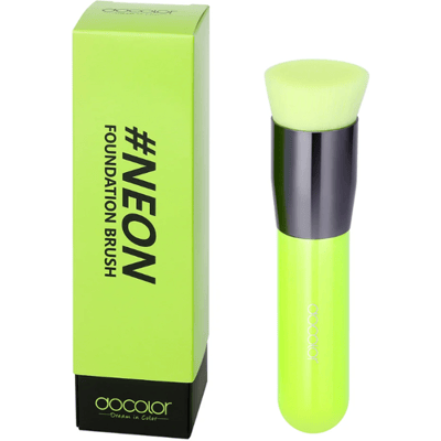 docolor synthetische borstel - neongroen - 1 stuk -