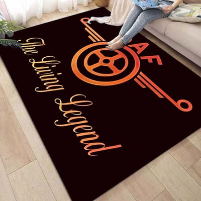 Daf Vrachtwagen Tapijt en Kleed Klassieke Auto logo Tapijt Vloermat Woonkamer Slaapkamer Decoreren Zacht Tapijt Kinderkamer Kleed Wasbare Kleden 40x60cm