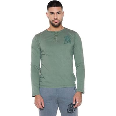 T-Shirt Lange Mouw Leone 1947 Man Long Sleeves Treatments