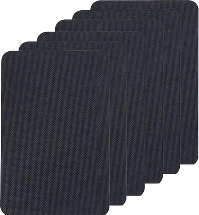 6 stuks elastieken voor anti-slip grip en bescherming - snijbaar en hittebestendig - beschermpads voor handgrepen - 14,8 x 9,8 cm