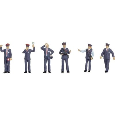 NOCH 15259 H0 Spoorwegpersoneel Duitsland figuren Geverfd, Staand