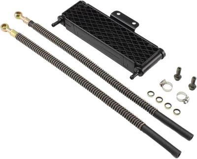 Motor Oliekoeler - Universele Radiator - Motor Koeling - Hoge Duurzaamheid - 5 Rij - Zwart