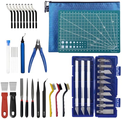 Complete 3D Printer Tool Set met 42 Onderdelen, Schoonmaaknaalden, Borstels en Snijgereedschap voor 3D Printen en Onderhoud