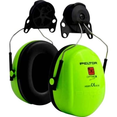 3M Peltor H540 Optime lll Gehoorkap met helmbevestiging P3E- Hi-viz