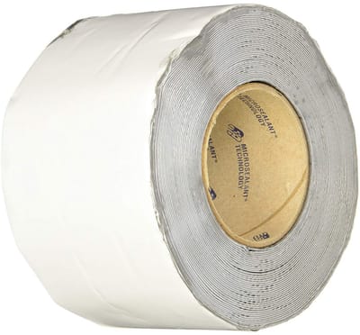 Rubberen Dak Reparatie Tape - Waterdichte Afdichting - Lekkages Stoppen - MicroSealant Technologie - 3 inch x 20 voet - Wit
