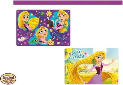 Disney - 3D Placemat Disney Princess Tangled Rapunzel -2 stuks