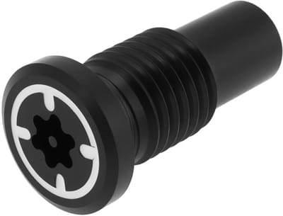 Dailygoods - Corrugated Head Weight Screw - Gewicht - Betrouwbaar en duurzaam - Zwart - Voor Fairway Wood - 6g - Geschikt voor SIM 2 - Golfclub