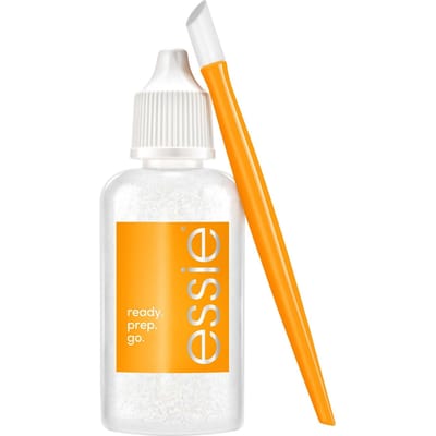 essie ready prep go advanced nagelriemverzorging - verwijdert olie, vuil en dode huidcellen - verrijkt met abrikozenolie - 13,5ml