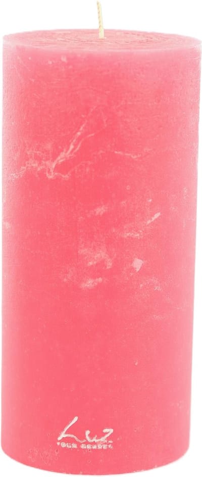 Rasteli Luz Your Kaars Cilinder Roze-Fuchsia Roze D 9 cm H 19 cm