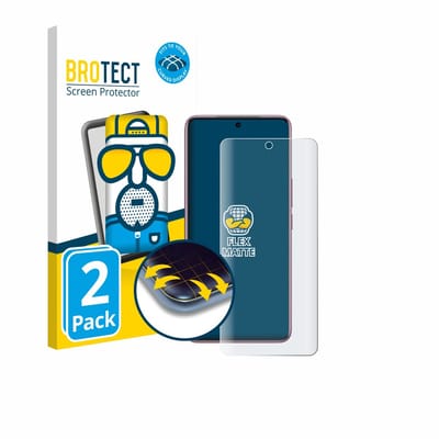 BROTECT - Screenprotector voor Vivo V60e - Folie Beschermfolie matte volledig dekking 2 Stuks