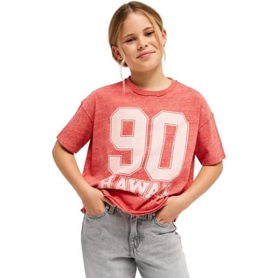 Roxy The Beautiful T-shirt Met Korte Mouwen Rood,Roze 12 Years Meisje