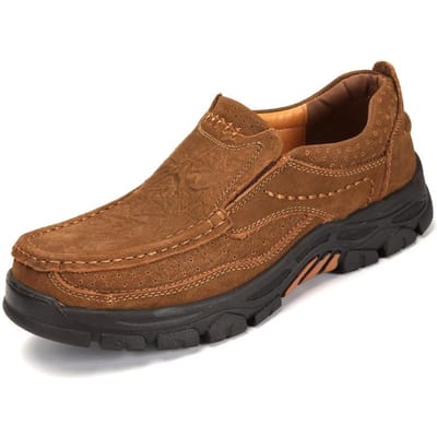 Herenschoenen Herfst en Winter Nieuwe Echt Lederen Schoenen Outdoor Mat Leer Sport Casual Platform Leren Schoenen 44