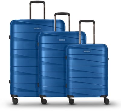 Redolz Essentials 10 3-SET 4 wielen Kofferset 3-delig - Harde bagage - TSA slot - blue-metallic 2