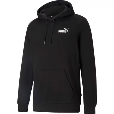 Puma hoodie ESS zwart - sportieve unisex trui met logo XS.