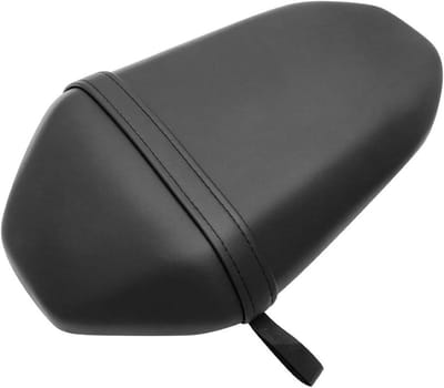 Motorfiets Zitkussen - Passagiersstoel Tandem Seat - Comfortabel Rijden - Antislip Oppervlak - 1 x 1 x 1 cm - Zwart