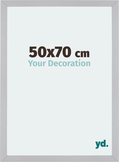 Your Decoration - Fotolijst 50x70 cm - MDF - Zilver Mat - Mura