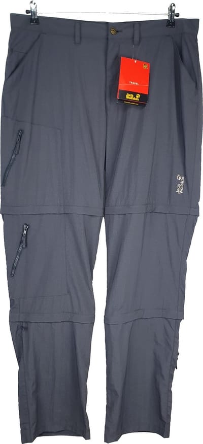 Jack Wolfskin Heren Triple Zip De luxe Ebony Grijs Maat 56