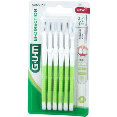 GUM® BI-DIRECTION | 0.7 | 6 stuks