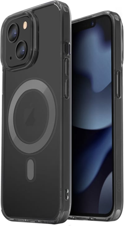 Uniq - iPhone 14, hoesje Lifepro Xtreme MagSafe anti-vingerafdruk, mat grijs