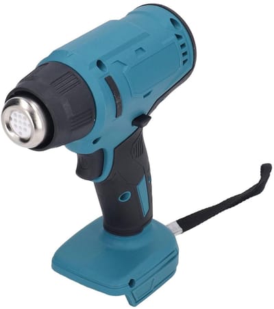 Hete Lucht Gun - Draadloos Gereedschap - Snel Verwarmen - Snelle Opwarming 10 Sec - 21 Volt - Zwart