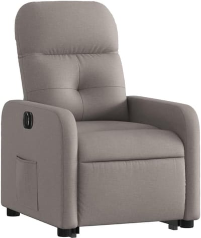 Sta-op Stoel - Opsta-hulp Fauteuil - Ondersteuning bij Opstaan - Elektrische Hefunctie - 1 stuk - Taupe