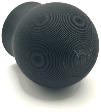 Home 3D® - Kastknop Zwart – Set van 4 – Deurknoppen voor Kasten – Incl. Bevestigingsmateriaal – Ontworpen en Gemaakt in Nederland