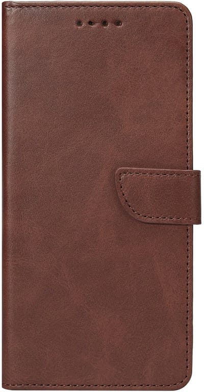 Rixus Bookcase For Apple iPhone 16 Pro Brown