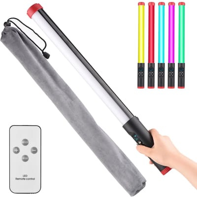 Draagbare Handheld RGB-buislicht LED-lichtstaaf IPX8 30M Waterdicht 3000K-6000K Dimbaar 5 Verlichting