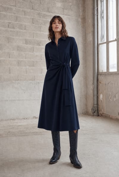 Trydi dress technical jersey | Blue - Blue / S